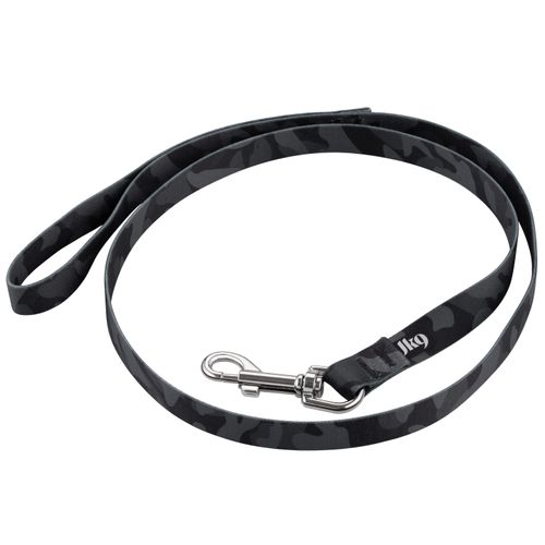 Julius-K9 MoreColor Basic Leash Night Camo 120cm - smycz dla psa, taśmowa, czarne moro