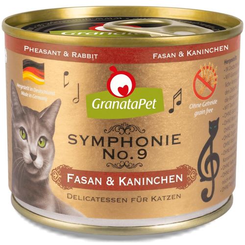 GranataPet Symphonie No.9 - wysokomięsna karma dla kota, bażant i królik