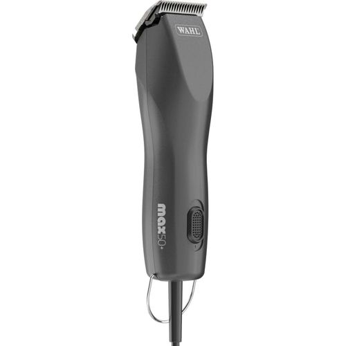 Wahl Max 50+ Brushless Pet Clipper - mocna, dwubiegowa maszynka przewodowa z silnikiem bezszczotkowym, ostrzem nr 10 i nasadkami