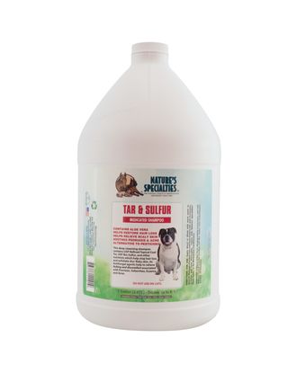Nature's Specialties Tar & Sulfur Shampoo - leczniczy szampon dla psa, koncentrat 1:6 - 3,8L