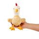 Max&Molly Huggles Chicken Eggsy - Plush Dog Toy, Chicken with Squeaker and Crinkling Wings