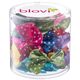 Blovi Bows Polka Color 25szt. - kolorowe kokardki w kropki dla psa, satynowe na gumce