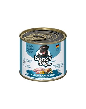Doggy Dog Chicken & Rabbit - bezzbożowa mokra karma dla psa, kurczakiem i królikiem - 200g