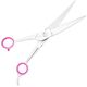 Geib Gator Left Curved Scissors - nożyczki groomerskie gięte, z japońskiej stali nierdzewnej, leworęczne
