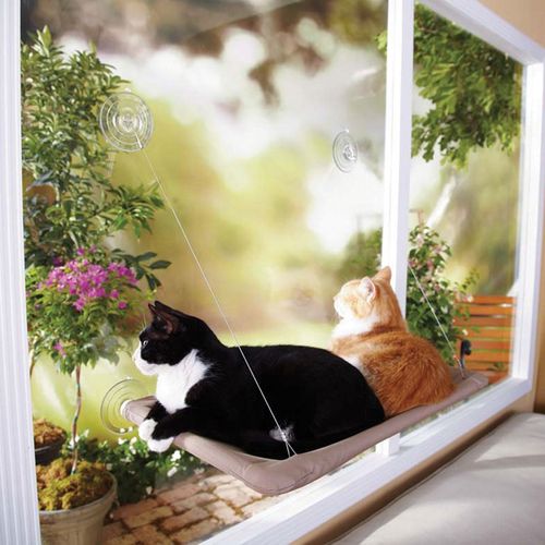 Oster Less Stress Sunny Seat - legowisko, hamak dla kota na okno