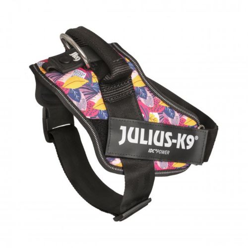 Julius-K9 IDC Powerharness Leaf2 - najwyższej jakości szelki, uprząż dla psów o ciekawym wzorze