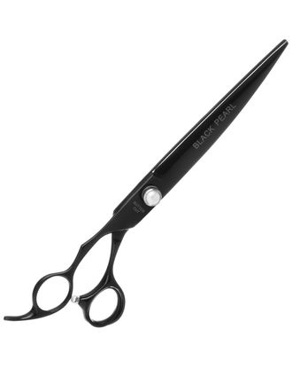 Geib Black Pearl Left Curved Scissors 8,5" - profesjonalne nożyczki gięte ze stali kobaltowej, leworęczne