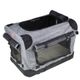 Blovi Dog Soft Crate - wysokiej jakości, materiałowy transporter dla zwierząt, grafitowy