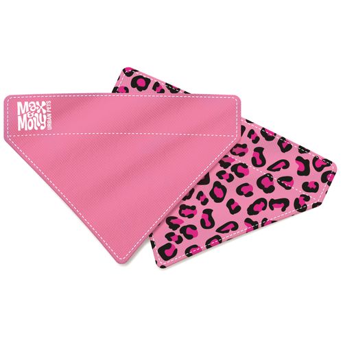 Max&Molly Reversible Bandana Leopard Pink - apaszka dla psa, dwustronna