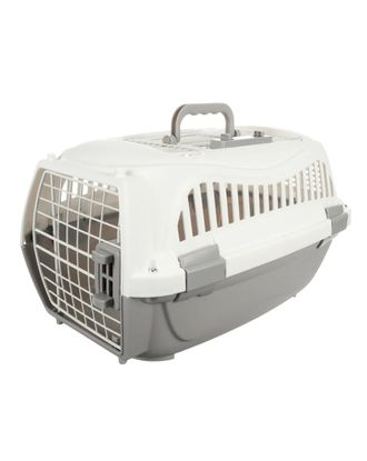 Flamingo Transport Cage Globe Grey S - transporter dla kota, małego psa, do 4,5 kg