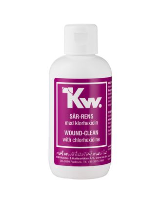 KW Wound Clean 100ml - płyn do oczyszczania i dezynfekcji drobnych ran i otarć u psa i kota, z chlorheksydyną