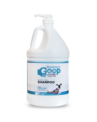 Groomer's Goop Glossy Coat Shampoo - głęboko oczyszczający szampon dla psa i kota, do przetłuszczającej się sierści - 3,8L