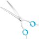 P&W AA Love Curved Thinning Scissors 7,5" - degażówki groomerskie gięte, 58 ząbków z mikroszlifem