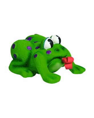 Flamingo Latex Frog 11cm - gumowa zabawka dla psa z piszczałką