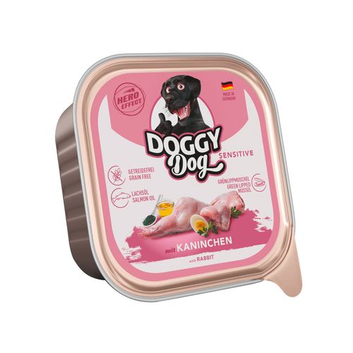 Doggy Dog Rabbit Sensitive 150g - bezzbożowa mokra karma dla psa, z królikiem