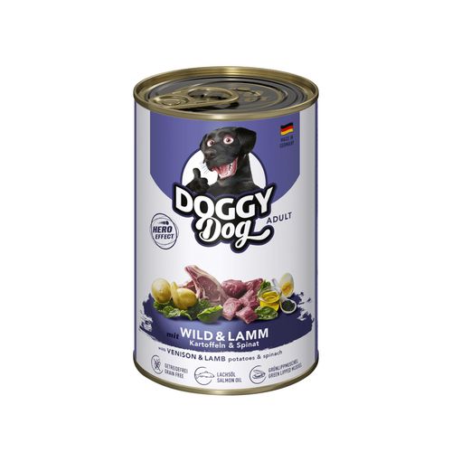 Doggy Dog Venison & Lamb - bezzbożowa mokra karma dla psa, z dziczyzną i jagnięciną