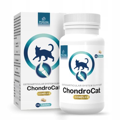 Pokusa ChondroCat 110tbl - preparat wspomagający pracę układu kostno-stawowego u kota