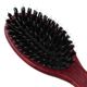 Blovi Red Wood Brush 17,5cm - Small with Boar Bristle & Nylon Detangling Pins, for Long-coated Breeds