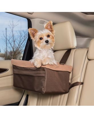 PetSafe Happy Ride Booster Seat Brown - fotelik samochodowy dla psa, brązowy