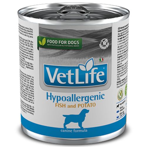 Farmina Vet Life Hypoallergenic Fish & Potato 300g - mokra karma weterynaryjna dla psa, hypoalergiczna, z rybami i ziemniakami