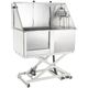 Blovi Professional Stainless Steel Electric Dog Bath with Left Sided Front Door 