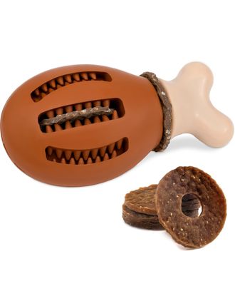 PetSafe Busy Buddy Chompin' Chicken - gryzak z przysmakiem dla psa, udko z kurczaka