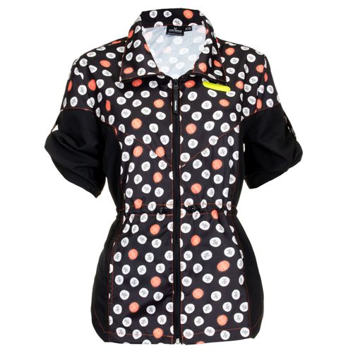 Artero Polka Dot Oslo Blouse - bluza groomerska w kropki i pudle, wiązana w talii
