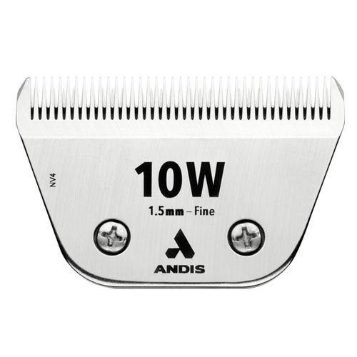 Andis Ceramic EDGE 10W Fine Wide Blade - szerokie, ceramiczne ostrze do maszynek Snap-On, stal chromowana - 1,5mm