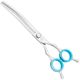 P&W AA Love Curved Thinning Scissors 7,5" - degażówki groomerskie gięte, 58 ząbków z mikroszlifem