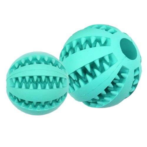Pet Nova Tennis Snack Ball - piłka dla psa z otworami na smakołyki i wypustkami masującymi zęby i dziąsła