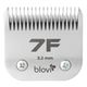 Blovi Ceramic Line Blade #7F - Professional Ceramic Snap-On Clipper Blade with Japanese Steel, 3.2mm