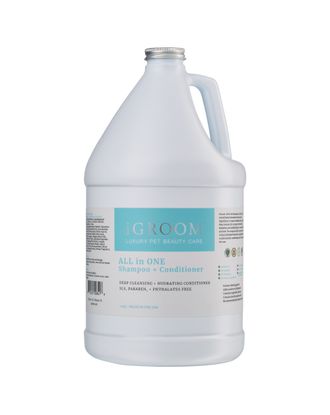iGroom All in One Shampoo & Conditioner - szampon z odżywką dla psa i kota, koncentrat 1:16 - 3,8L