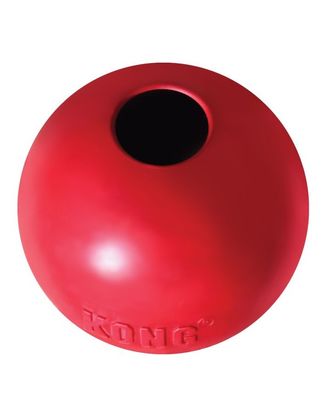 KONG Ball Classic - gumowa, wytrzymała piłka dla psa, z otworem do nadziewania
