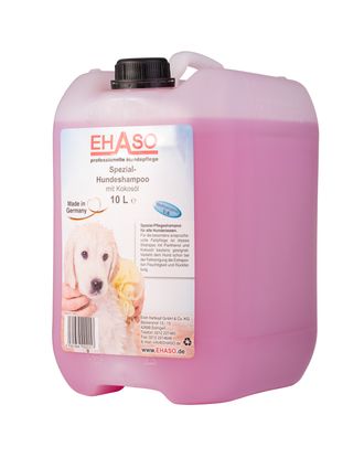 Ehaso Rosa Shampoo - nawilżający szampon dla psa, z olejem kokosowym, koncentrat 1:4 - 10L