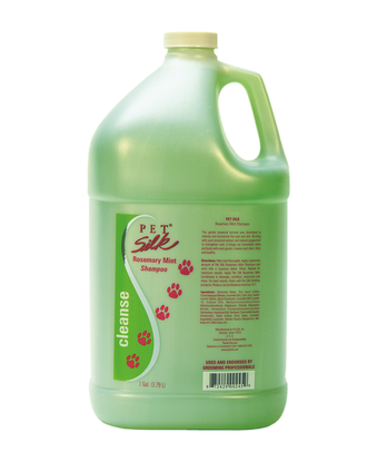 Pet Silk Rosemary Mint Shampoo - odżywczy szampon witalizujący z miętą pieprzową do każdego typu sierści, koncentrat 1:16 - 3,8L
