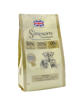 Simpsons Premium 80/20 Mix Fish - karma dla dorosłych psów, z rybami - 2kg