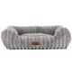 Biglo Cobe Gray - Comfortable & Soft Corduroy Fleece Sofa Dog Bed