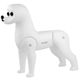 Mr. Jiang Bichon Model Dog - Dog Grooming Mannequin for Practice, Without Fur
