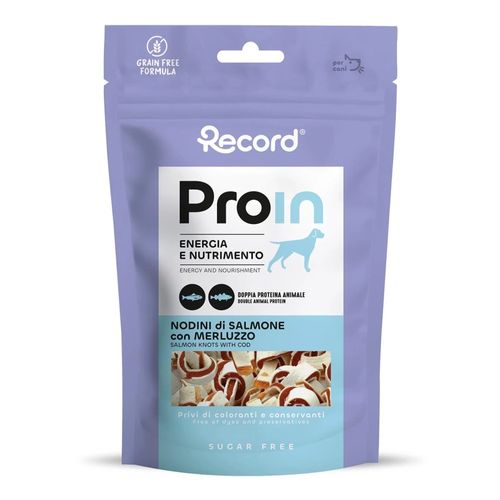 Record ProIn Double Protein Dog Snack Salmon & Cod 75g - rybne smaczki dla psa, łosoś i dorsz