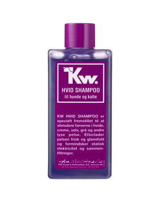 KW White Shampoo - szampon do białej, jasnej i srebrnej sierści psa i kota, koncentrat 1:3 - 200ml