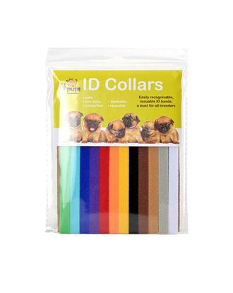 Show Tech ID Collars 12szt. - kolorowe obróżki identyfikacyjne dla szczeniąt