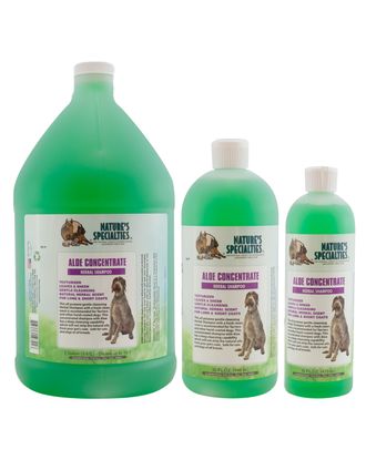 Nature's Specialties Aloe Concentrate Shampoo - teksturyzujący szampon do długiej sierści psa i kota, koncentrat 1:16
