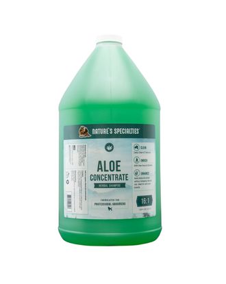Nature's Specialties Aloe Concentrate Shampoo - teksturyzujący szampon do szorstkiej sierści psa i kota, koncentrat 1:16 - 3,8L