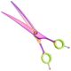 P&W ButterFly Curved Chunker Scissors 7,5" - degażówki groomerskie gięte, 44 ząbki typu chunkers
