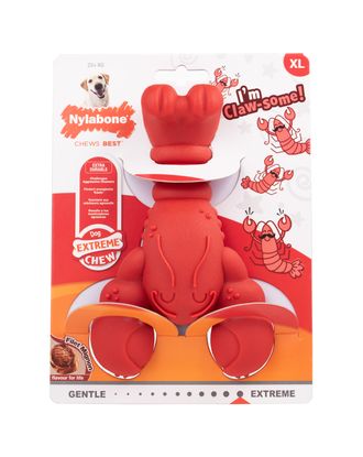 Nylabone Power Chew Lobster - twardy gryzak dla psa, homar o zapachu steka wołowego