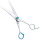 Geib Super Gator Curved Scissors - profesjonalne nożyczki groomerskie gięte z mikroszlifem, ergonomicznym uchwytem, ze stali nierdzewnej potrójnie hartowanej