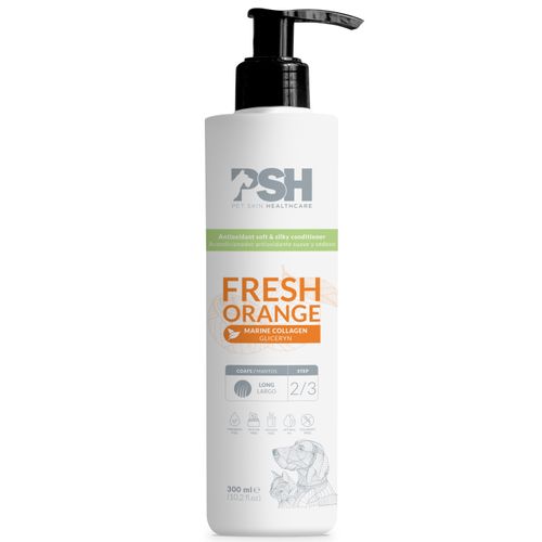 PSH Daily Beauty Fresh Orange Conditioner 300ml - kolagenowa odżywka do długiej sierści psa i kota, zmiękcza i wygładza
