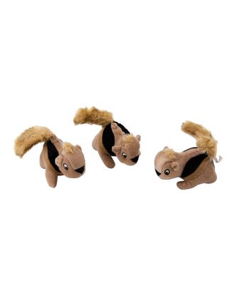 Outward Hound Hide A Squirrels Replacement 3Pack - zapasowe pluszowe wiewiórki dla psa, 3szt.