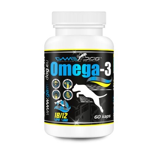  Game Dog Omega-3 60 kaps - preparat na odporność i piękny wygląd sierści psa