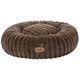 Biglo Cobe Donut Dark Brown - Soft, Fluffy & Calming Dog Bed, Dark Brown